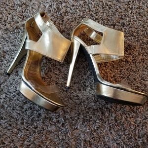 Gold Heels/club wear